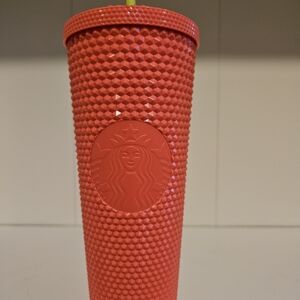Starbucks Bold Red Studded Tumbler